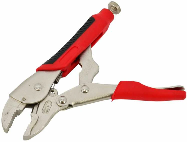 AW-Tools AWTOOLS SPAUSTUVAI SU FIKSATORIUMI 140mm SU APVALINTAIS ŽANDIKAULIAIS TPR Juodas LINE
