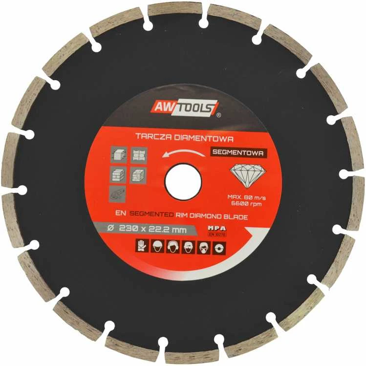 AW-Tools AWTOOLS DEIMANTINIS DISKAS 230×22,2 / SEGMENTINIS