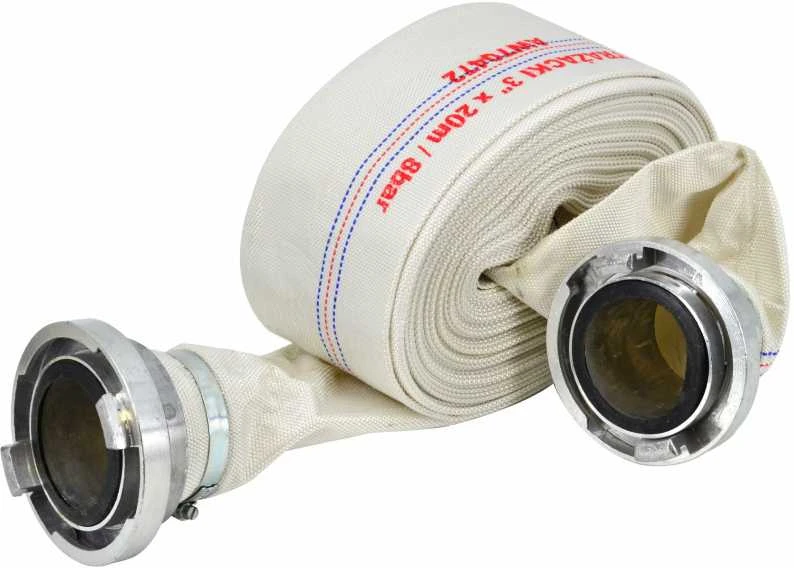 AW-Tools gaisrinė vandens žarna su jungiamosiomis detalėmis 2" x 20 m 8 barai