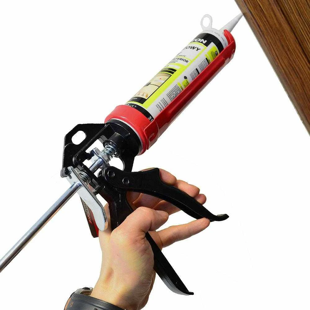 AW-Tools AWTOOLS PISTOLETAS SILIKONUI SUSTIPRINTAS 3 x LYGUS STRYPAS