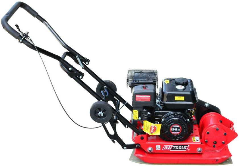 AWTOOLS ZAGĘSZCZARKA PŁYTOWA ZG-90P /MATA + KÓŁKA 86kg/6,5km/550x420mm.