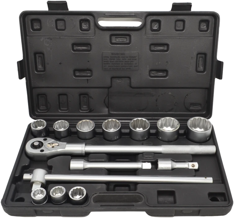 AW-Tools AWTOOLS 12-KAMPINIŲ GALVUČIŲ RINKINYS 3/4″ 14 EL.