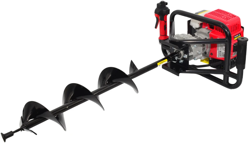 AW-Tools AWTOOLS BENZININIS ŽEMĖS GRAŽTAS + 3 GRAŽTAI / 2,3 AG EA56
