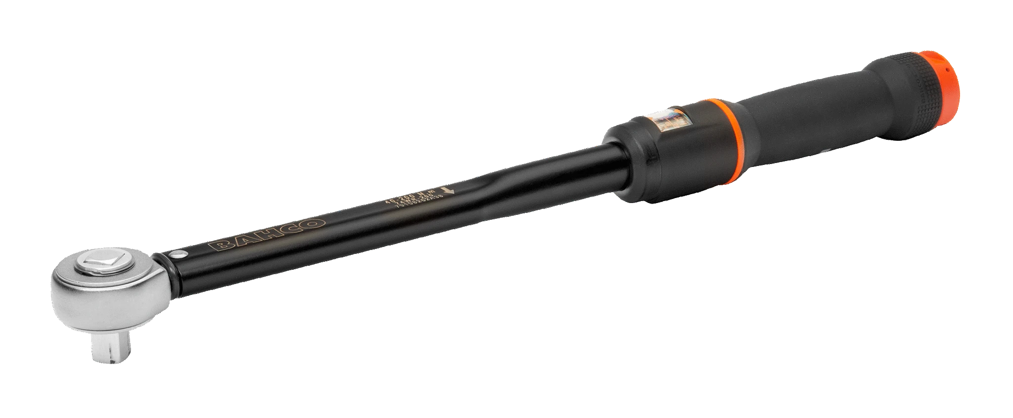 Bahco Mechaninis dinamometrinis raktas 40-200Nm ±3% (CW & CCW) 1/2" 470mm, langelio tipo skalė