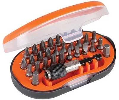 Bahco Antgalių rinkinys 31 vnt (PH+PZ+TORX+SL+HEX) su plonu, magnetiniu sukimo laikikliu