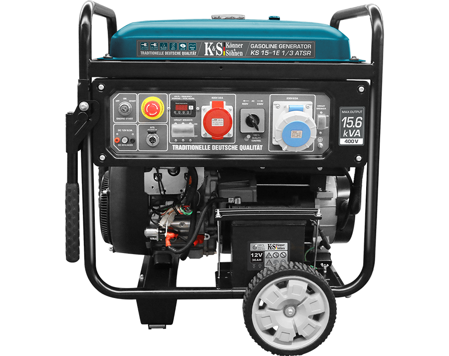 Benzininis generatorius Könner & Söhnen 12,0kW 230/400V KS 15-1E 1/3 ATSR
