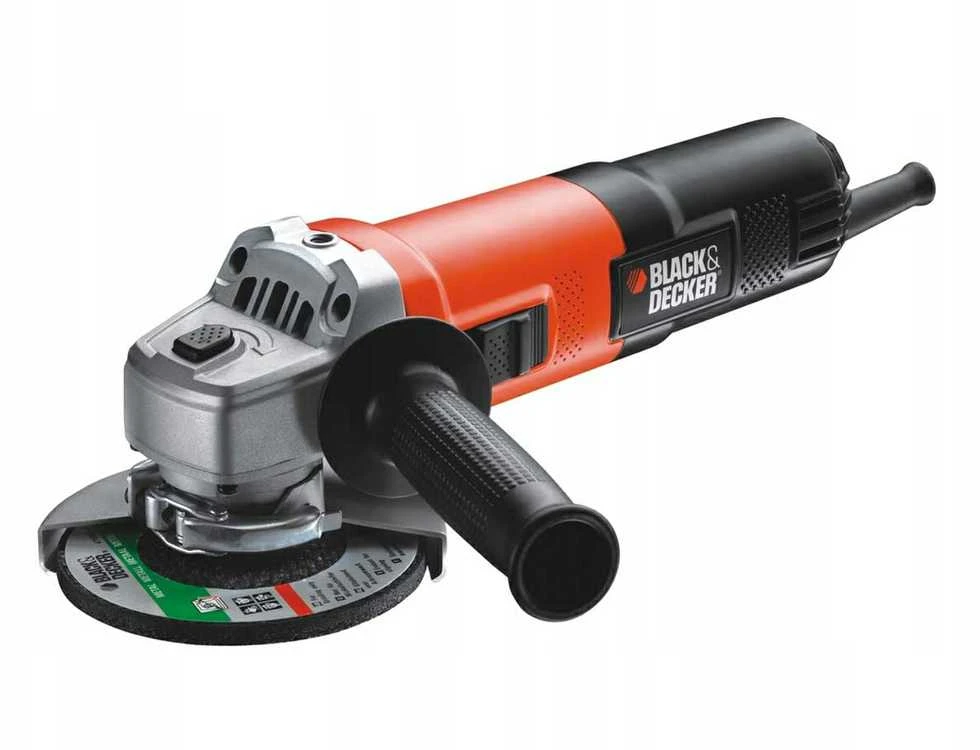 Black & Decker Juodas + DECKER KAMPINIS ŠLIUOTUVAS 115 mm 750 W BEG110