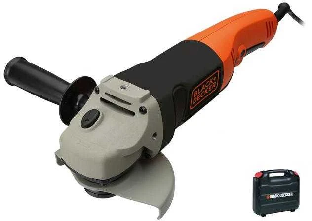 Black & Decker Juodas + DECKER KAMPINIS ŠLIUOTUVAS 125mm 1200W KG1202K