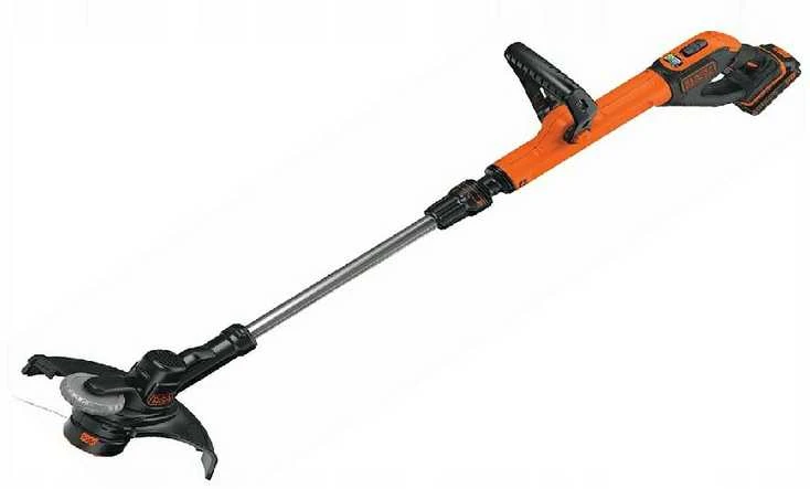 Black & Decker Juodas & Decker Akumuliatorinė žoliapjovė STC1820ESTC1820EPC 18 V 2 Ah 28 cm, Juodas & Decker