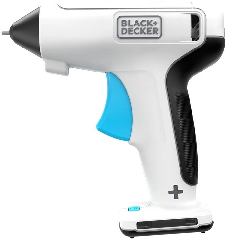 Black & Decker Juodas & Decker Klijų pistoletas Juodas & Decker BCGL115-XJ; 3,6 V; 1x1,5 Ah akum.