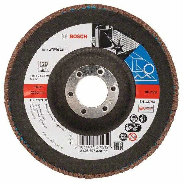 Bosch Šlif.pop.met.top.kamp.šli D=125 mm,K 120,1 vnt.