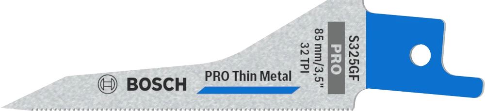 Bosch PRO Thin Metal peiliukas 1,25 x 7 x 85, 5 vnt.