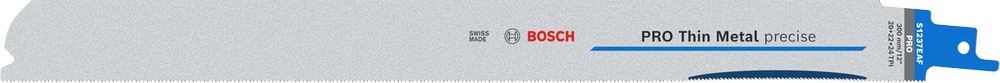 Bosch BOSCH BRZESZCZOT DO PIŁY SZABLASTEJ PRO THIN METAL PRECISE S1237EAF 1,1 x 25 x 300mm /5szt.