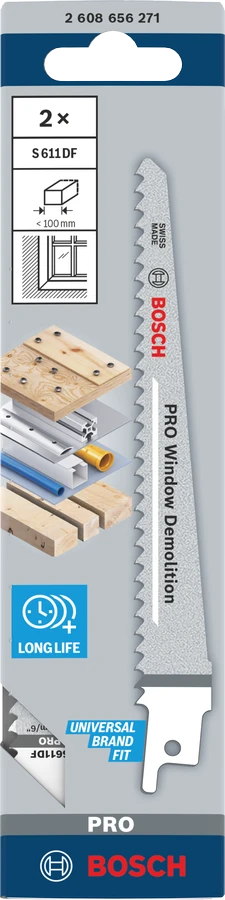 Bosch 2 pjūkleliai univ.pjūklui S 611 DF