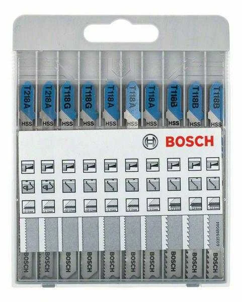 Bosch 10 Siaurapj.pjūkl. kompl. X-Pro Line Basic forMetal