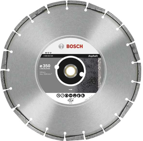 Deimantinis pjovimo diskas Bosch PROFESSIONAL FOR ASPHALT; 350 mm