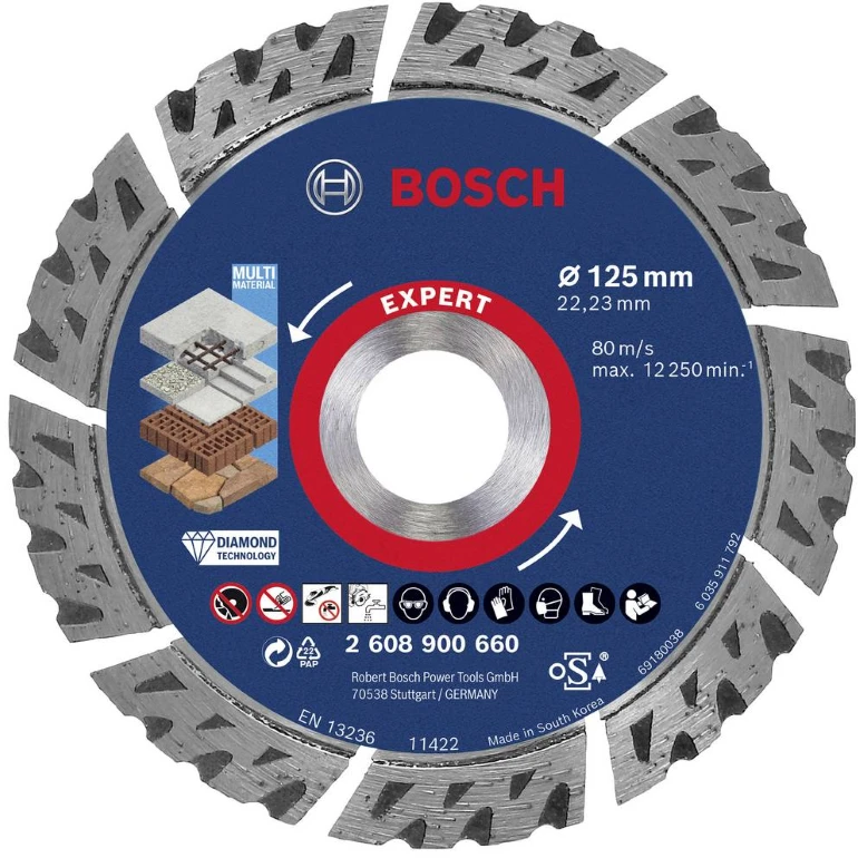 Deimantinis pjovimo diskas Bosch 2608900660; 125 mm