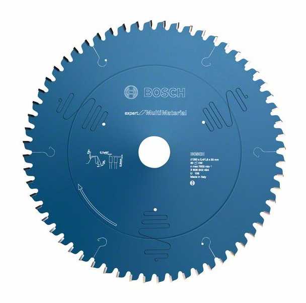 Pjovimo diskas Bosch Expert for Wood 2608642506; 250x30 mm; Z60