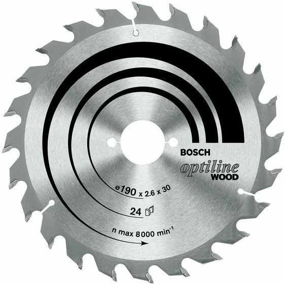 Bosch Disk.pjūkl.diskas 250x30m Optiline Wood