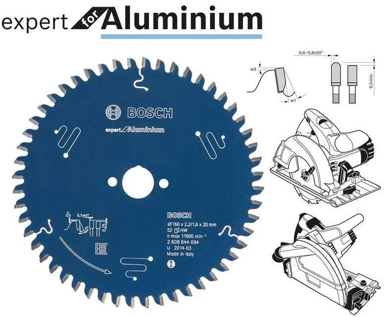 Pjovimo diskas Bosch Expert for Aliuminio 2608644112; 254x30 mm; Z80