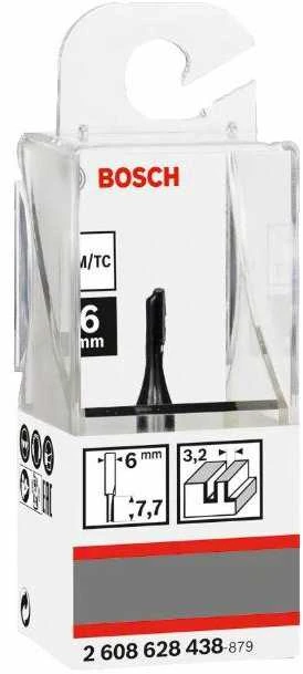 Bosch Išdrožų frezos 6 mm D1 3,2 mm, L 7,7 mm,G51mm
