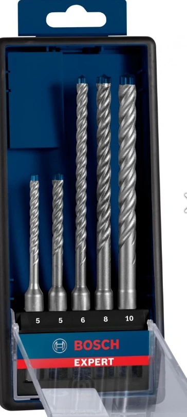 Grąžtas Bosch SDS plus-7X gražtu komp Robust Line 6/6/8/8/10 mm