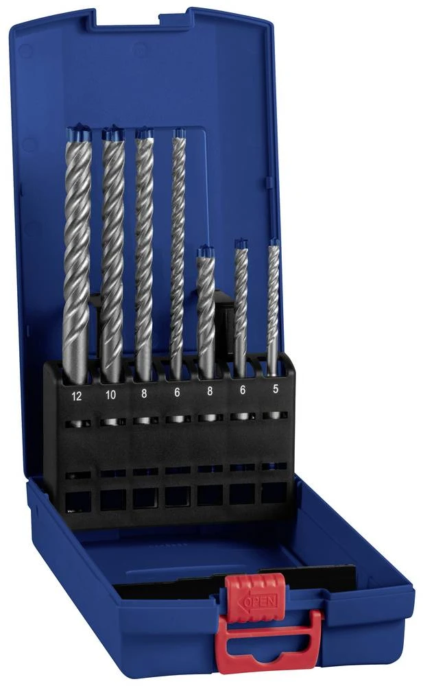 Bosch „EXPERT SDS plus-7X“ smūginių grąžtų rinkinys 5/6/6/8/8/10/12 mm 7 vnt. (2608900195)