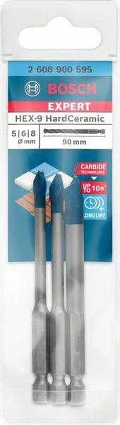 Bosch „EXPERT HEX-9 Hard Ceramic“ grąžto antgalių rinkinys (2608900595)