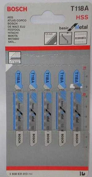 Bosch 5 siaurapj.pjūkleliai T 118 A