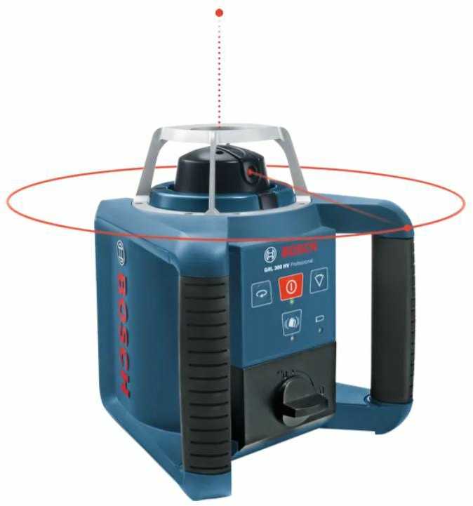 BOSCH LASER SUKAMASIS GRL 300 HV +Pultas RC 1 +STOVAS BT 170 HD +ŁATA GR240 +AKUMULATORKI + Įkroviklis