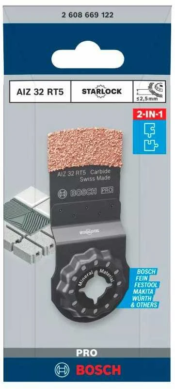 Bosch AIZ 32 RT5,Multi Mat. 2,5 x 32mm,1 vnt.STARLOCK