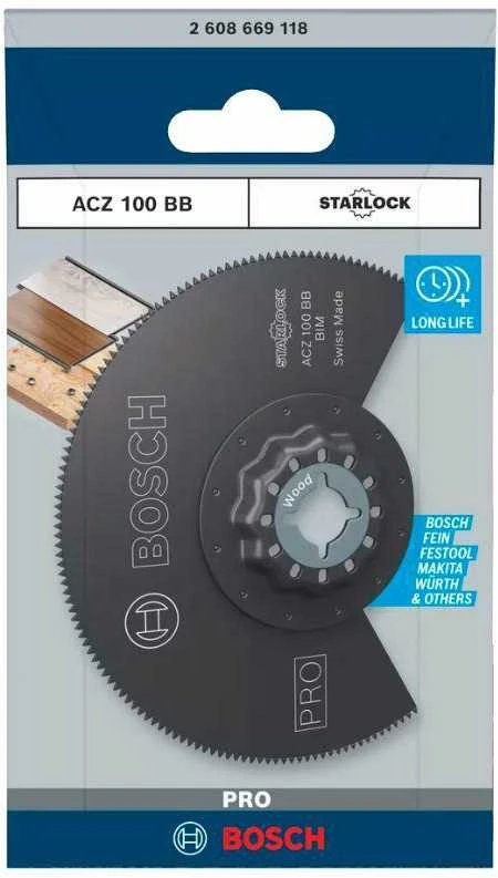 Bosch ACZ 100 BB,Multi Mat. 100 mm, 1 vnt.STARLOCK