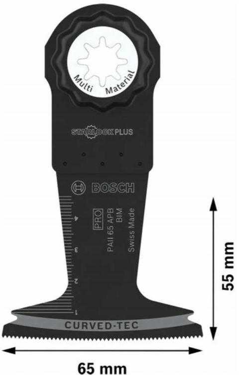 BOSCH MT BRZESZCZOT Daugiafunkcinis PRO PAII 65 APB 65 x 55 mm /10vnt.