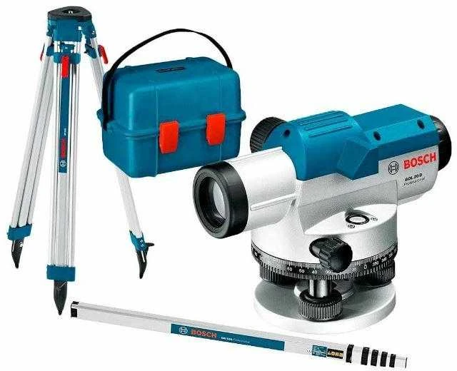 BOSCH NIWELATOR GOL 20 D +STOVAS BT 160 +ŁATA GR 500