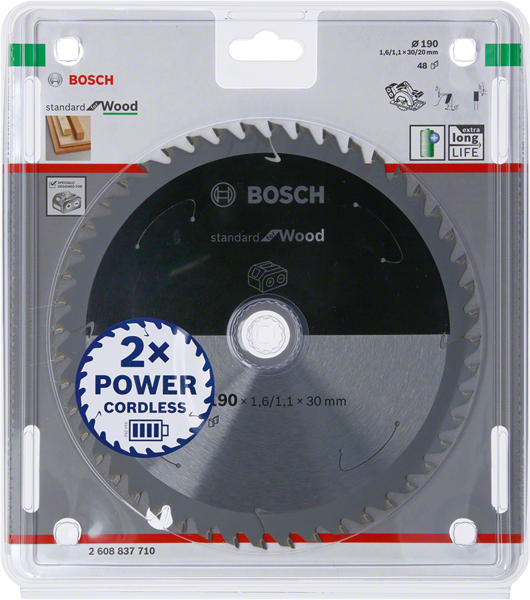 BOSCH Pjūklas STANDARTINIS MEDIENAS ACCU 190x30x48z