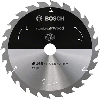 „Bosch Standard for Wood“ 165x20x1,5/1,0x24T