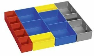 Bosch Lagaminų sistema i-Boxx inset box set 12 pcs