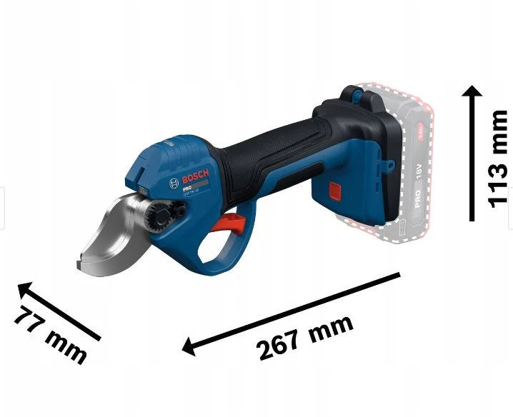 Bosch GGP18V-32 be akumuliatoriaus ir kroviklio Akumuliatorinis žirklės