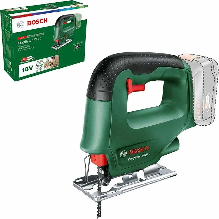 Bosch EasySaw 18 be akumuliatoriaus ir kroviklio Akum.siaurapjūklis