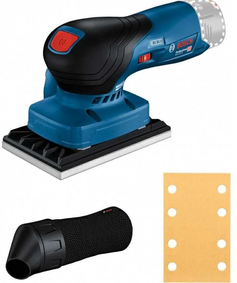 Bosch GSS 12V-13 Solo; 1 plokštės dėžutė