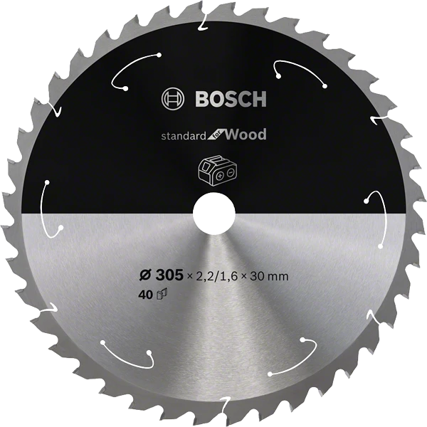 Pjovimo diskas Bosch Standard for Wood 2608837741; 305x30 mm; Z40