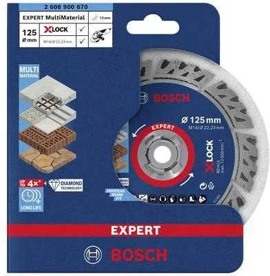 Bosch XLOCK Deimant.pjov.diskas Multi Material 125
