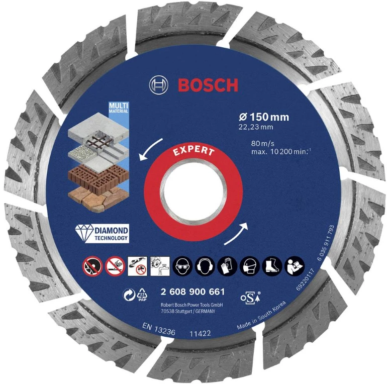 Deimantinis pjovimo diskas Bosch 2608900661; 150 mm
