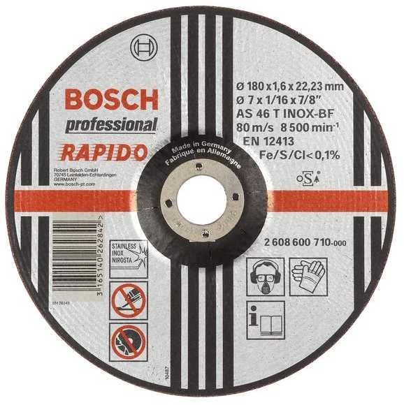 Bosch Pjovimo diskas Rapido 230x22.2x1.9 mm, INOX