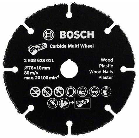  Bosch Pjovimo diskas medienai 125 x 1 x 22,23 mm