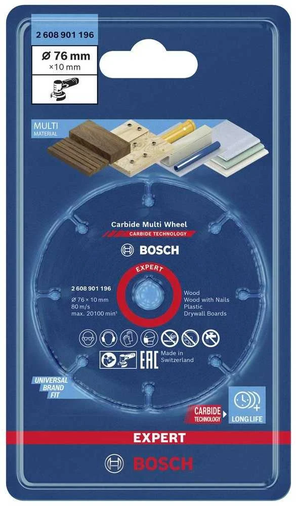 Bosch Pjovimo diskas GWS 12V-76, 76x10x1 mm