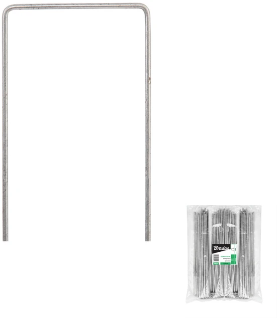 Bradas Metalines cinkuota smeiges 20 х 7 cm, 100 vnt