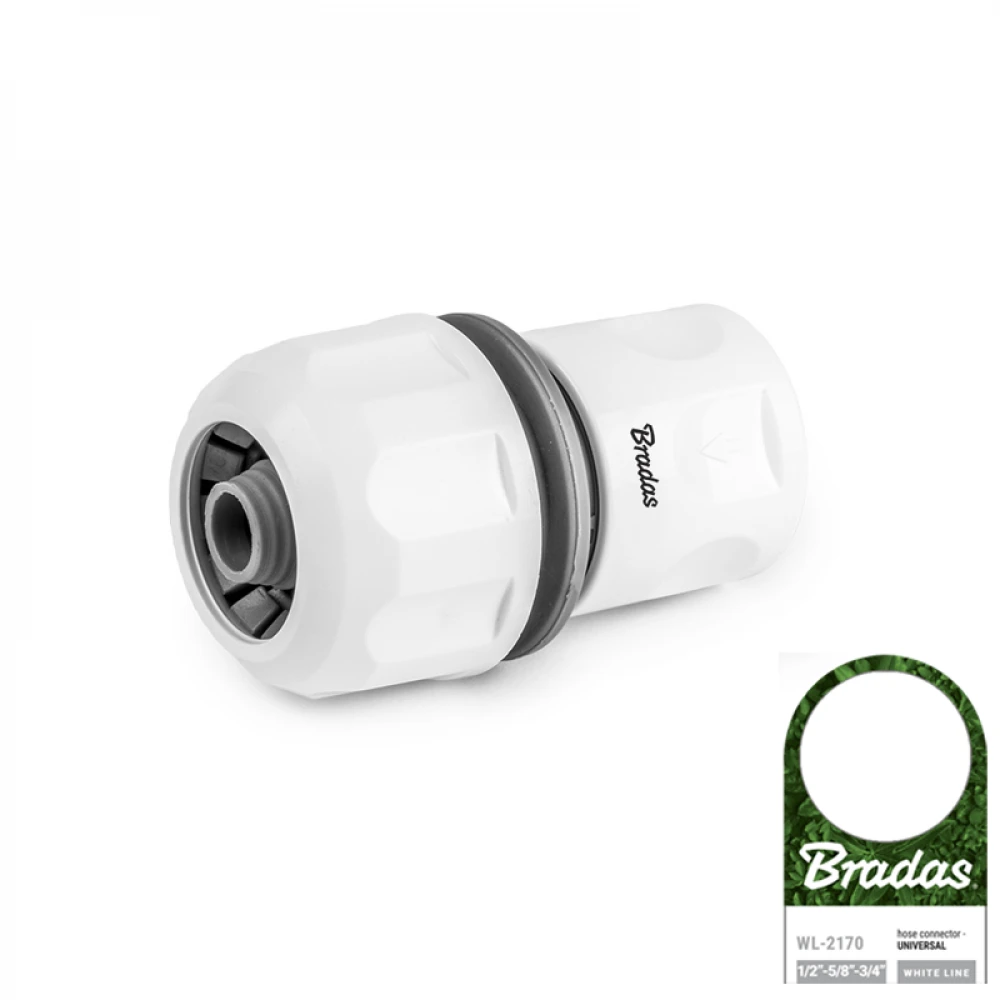 Bradas Universalus greitas sujungimas laistymo žarnai GSV x ½"(13mm) arba ¾"(19mm)