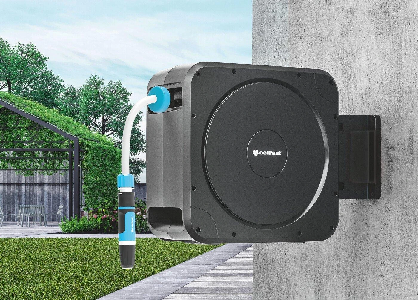 Cellfast Automatinė žarnos ritė ERGO™ 20m, 1/2"