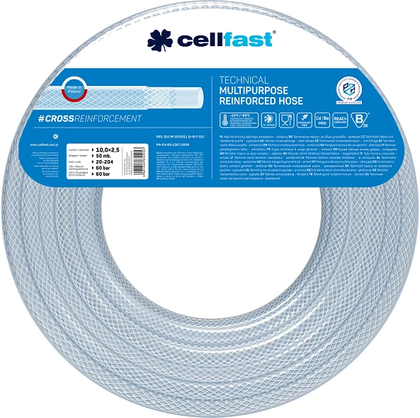 Laistymo žarna Cellfast 20-204; 10,0x2,5 mm; 50 m